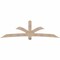 Ekena Millwork Davenport Smooth Timber Gable Bracket, Douglas Fir, 108"W x 31 1/2"H x 5 1/2"D x 5 1/2"F, 7/12 Pitch GBW108X31X0606DAV00SDF - alternate 1